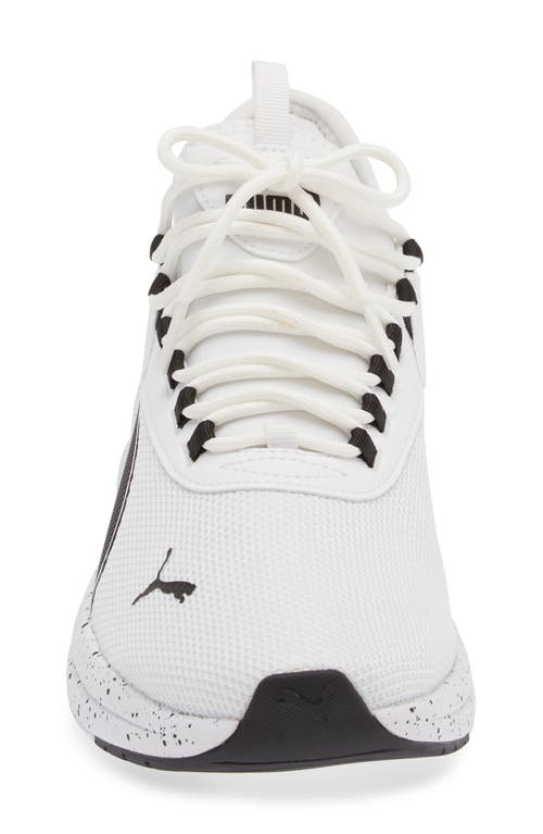 Puma Amplifier Speckle Sneaker In White