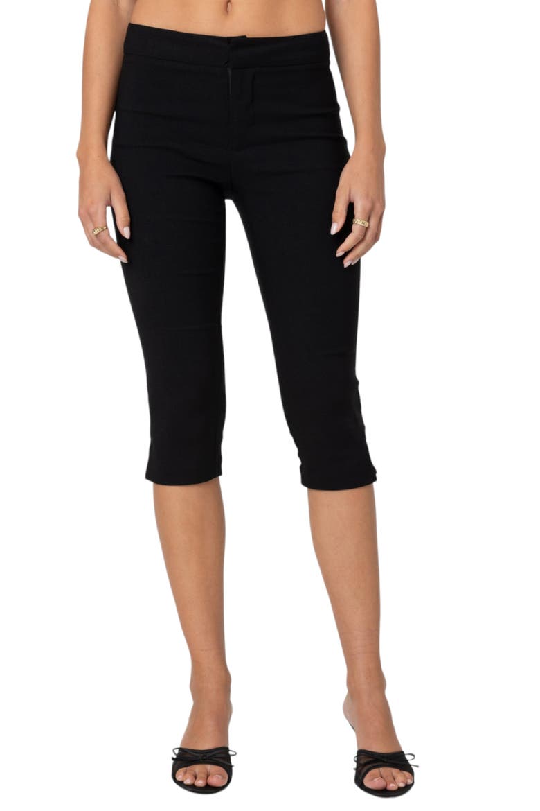Sarafina Capri Pants, Main, color, BLACK