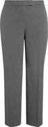 KASPER High Waist Straight Leg Pants