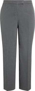 KASPER High Waist Straight Leg Pants