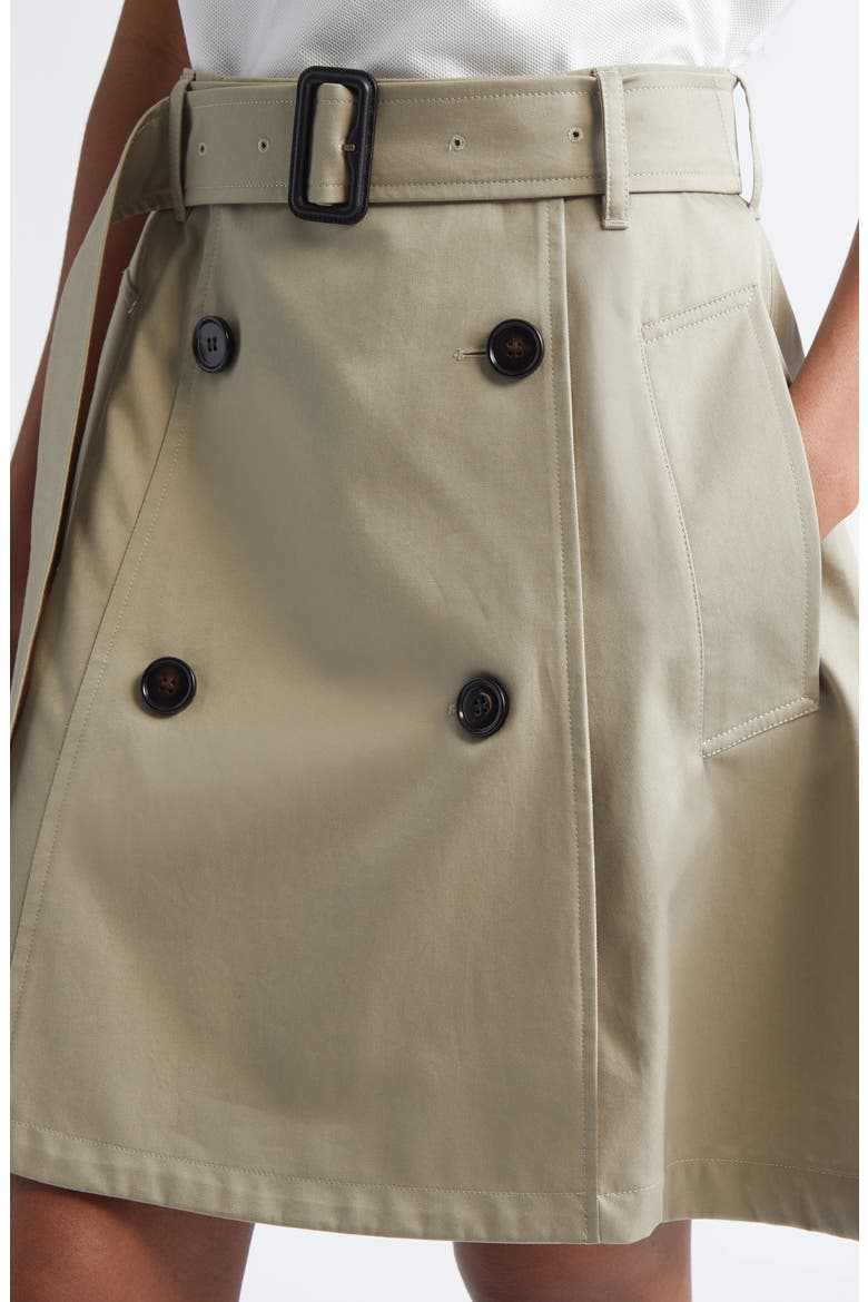 Josselyn Belted Trench Miniskirt, Alternate, color, QUILL