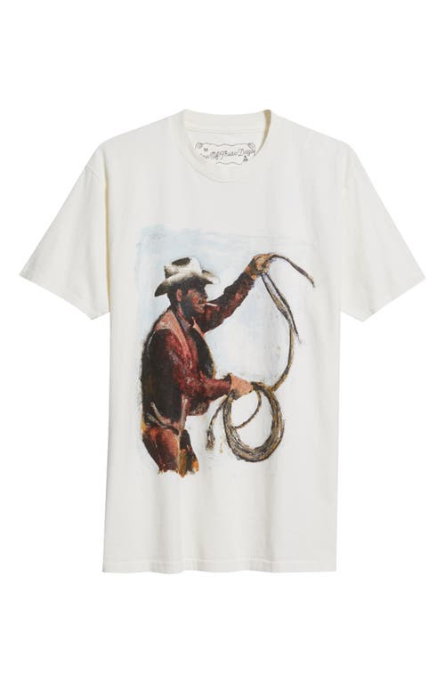 One Of These Days Where The West Has Gone Graphic T-shirt In Bone