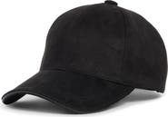 Nordstrom Faux Suede Adjustable Baseball Cap