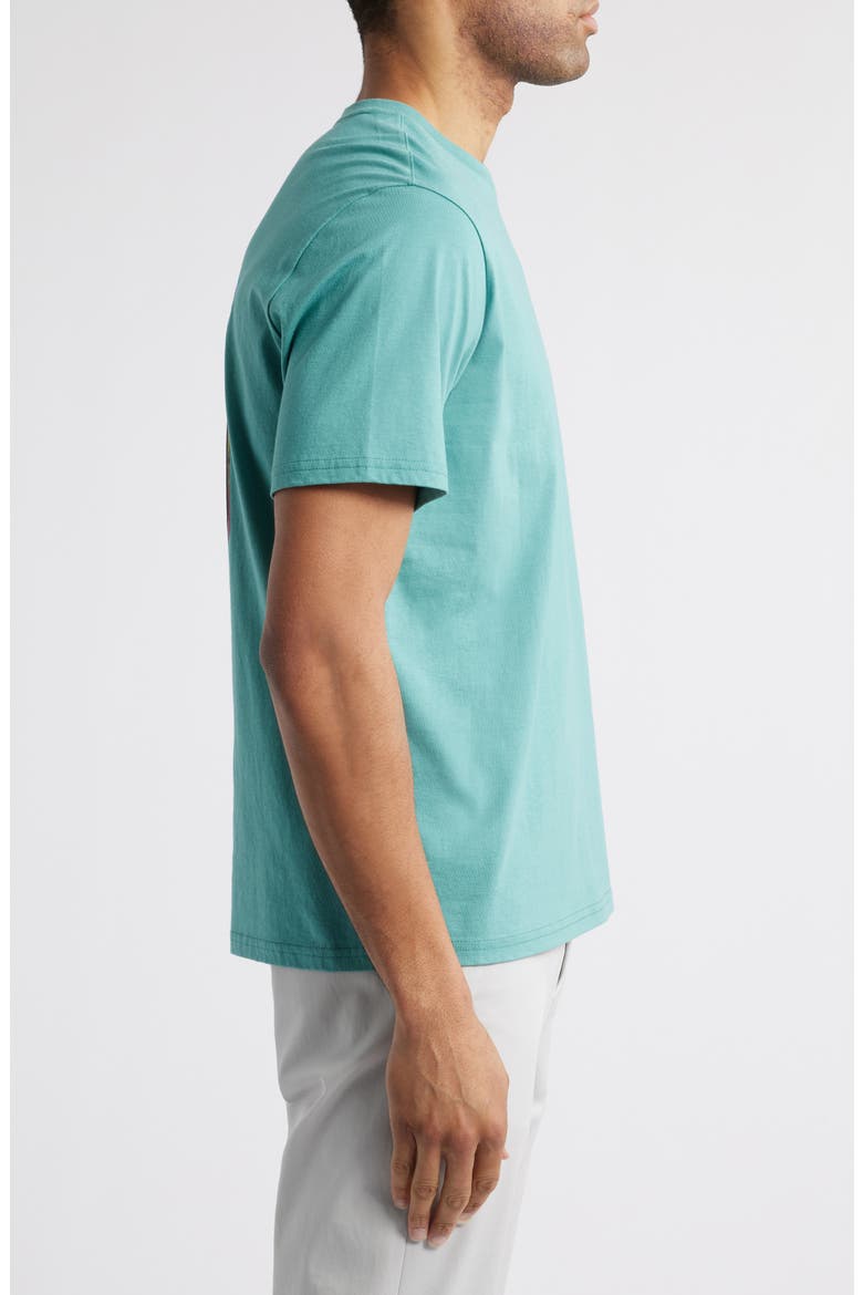 Weekend Pourcast Cotton Graphic T-Shirt, Alternate, color, BRISTOL BLUE