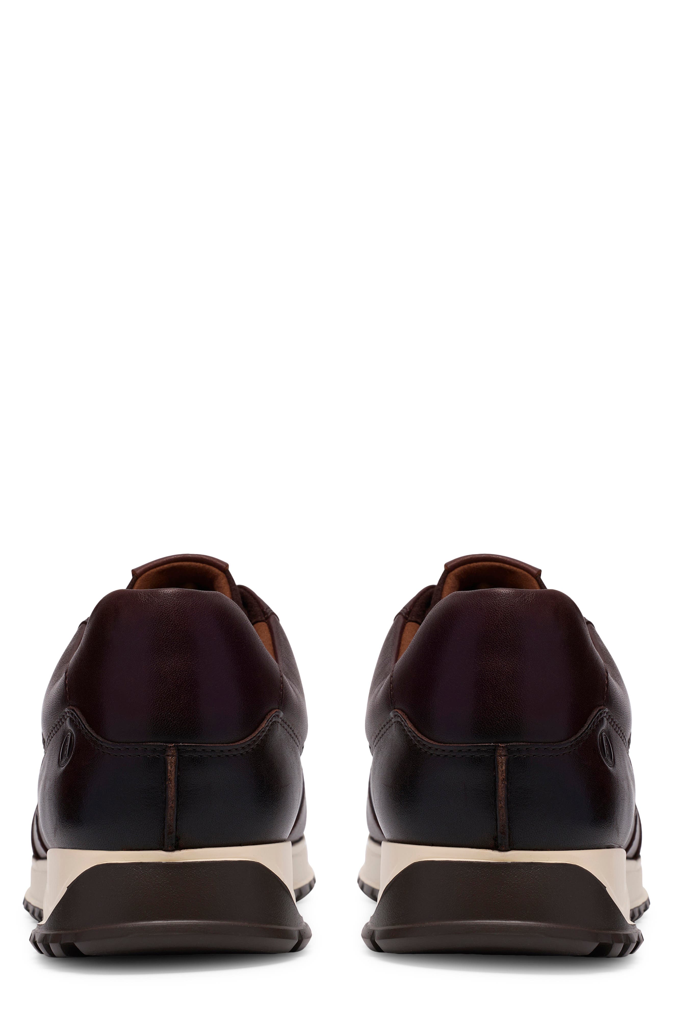 Radwell Lace-Up Leather Sneaker, Alternate, color, BROWN LEATHER