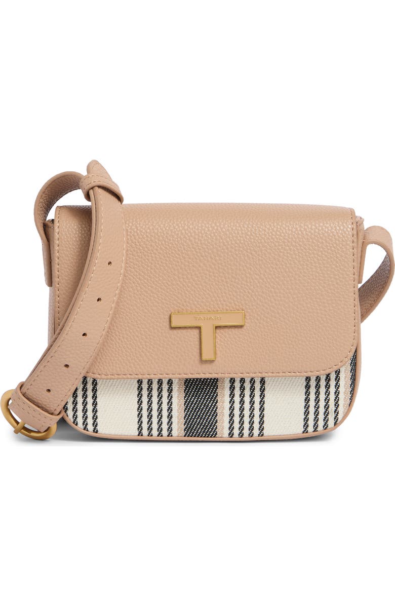 T Tahari Cameron Crossbody Bag, Main, color, Wheat