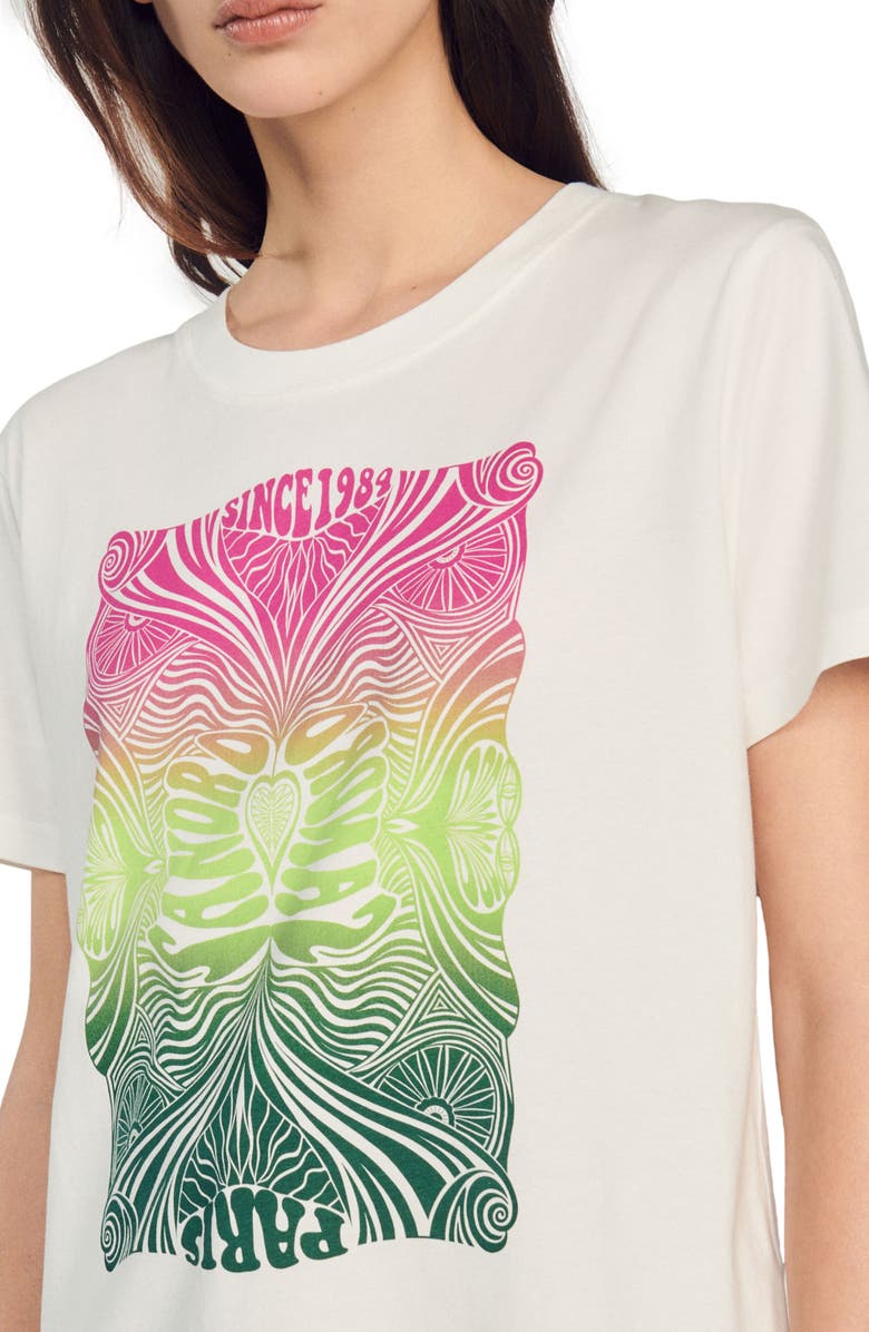 SANDRO Graphic Tee, Alternate, color,