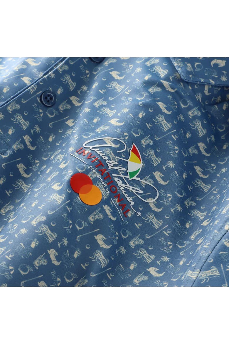 Men's Barstool Golf Blue Arnold Palmer Invitational Bay Hill Printed Polo, Alternate, color, Blue
