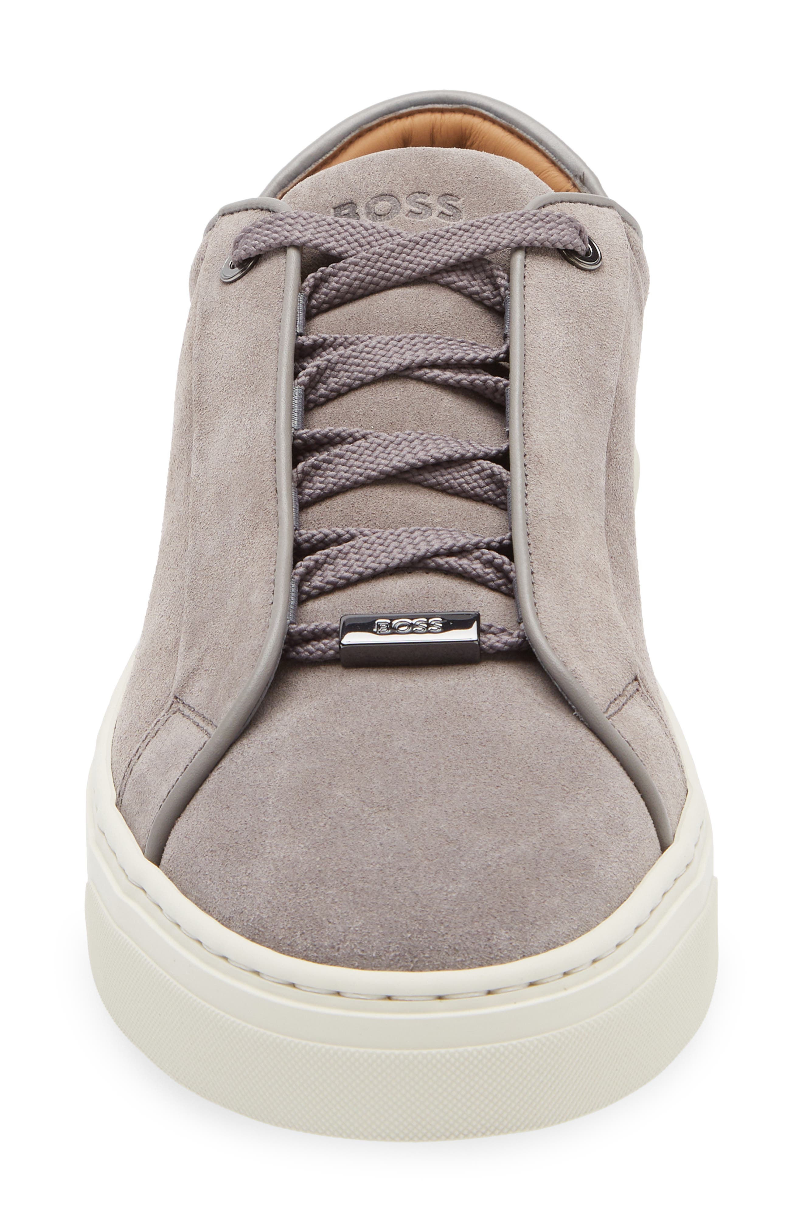 BOSS Gary Tennis Sneaker, Alternate, color, Medium Grey