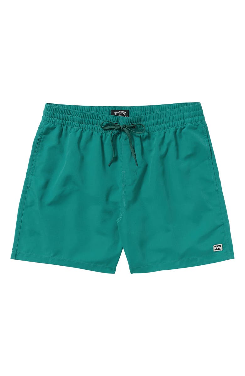 Billabong All Day Layback Swim Trunks, Alternate, color, Real Teal