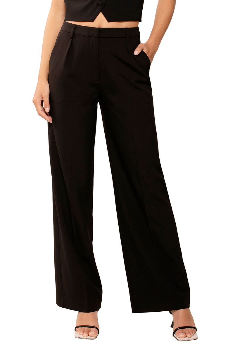 Bardot Callista High Waist Wide Leg Pants, Main, color,