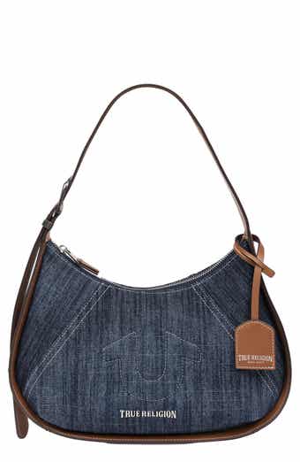 True Religion Horseshoe Denim Shoulder Bag