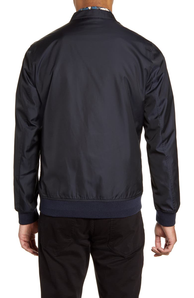 Ted Baker London Horwod Semi Plain Nylon Bomber, Alternate, color, 