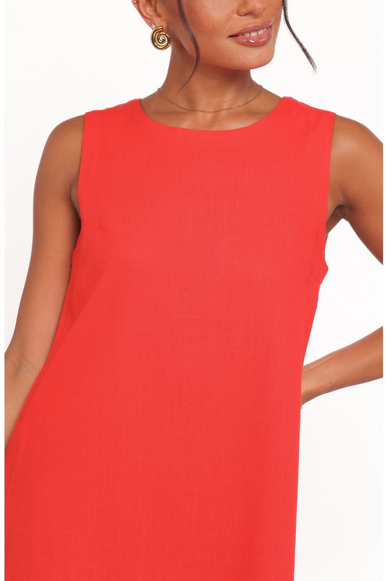 Zoe Floral Print Minidress, Alternate, color, RED