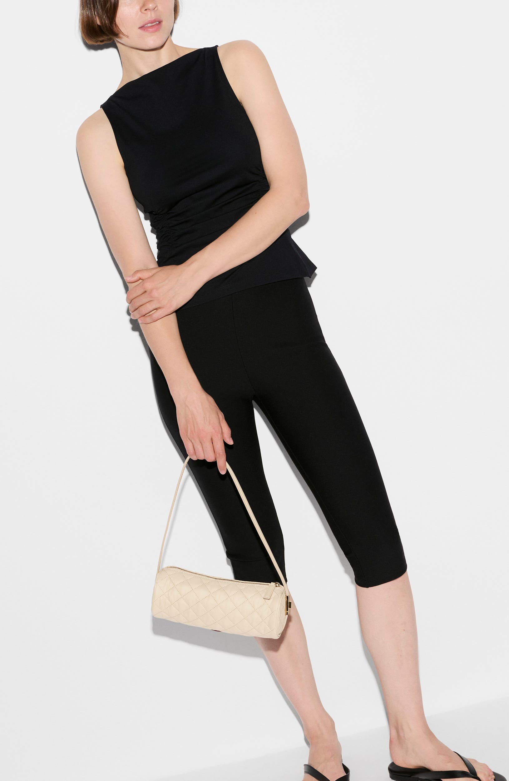 Astor Cylinder Shoulder Bag, Alternate, color, SAND