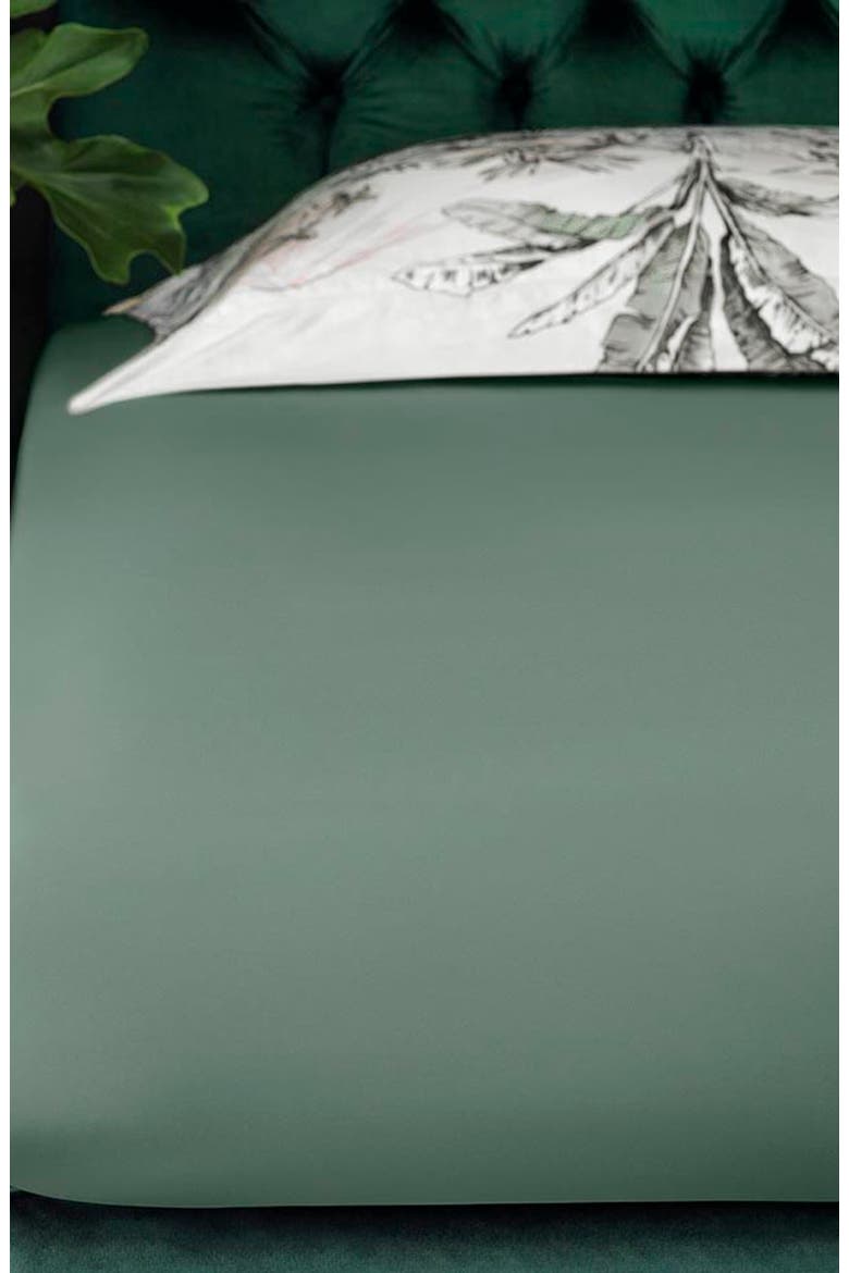 Ilbama fitted sheet, Alternate, color, Green