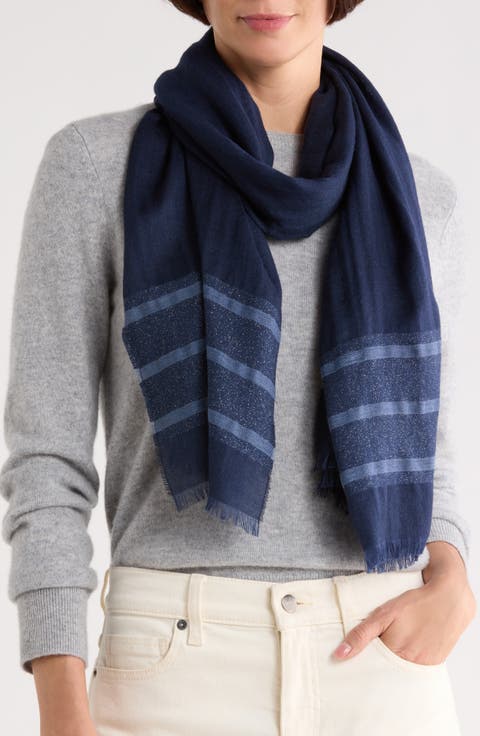 Le Pliage Cuir Cashmere Blend Scarf
