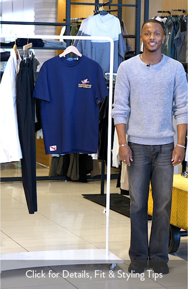 1967 Running Club Embroidered Cotton T-Shirt, sales video thumbnail