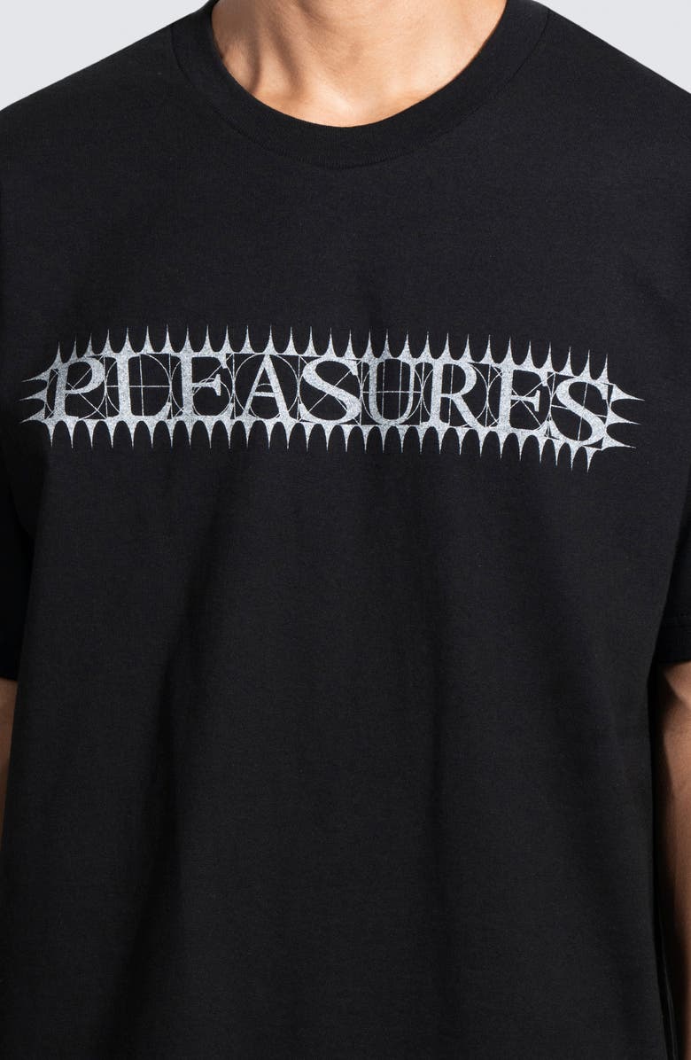 PLEASURES Spike Cotton Graphic T-Shirt, Alternate, color, 
