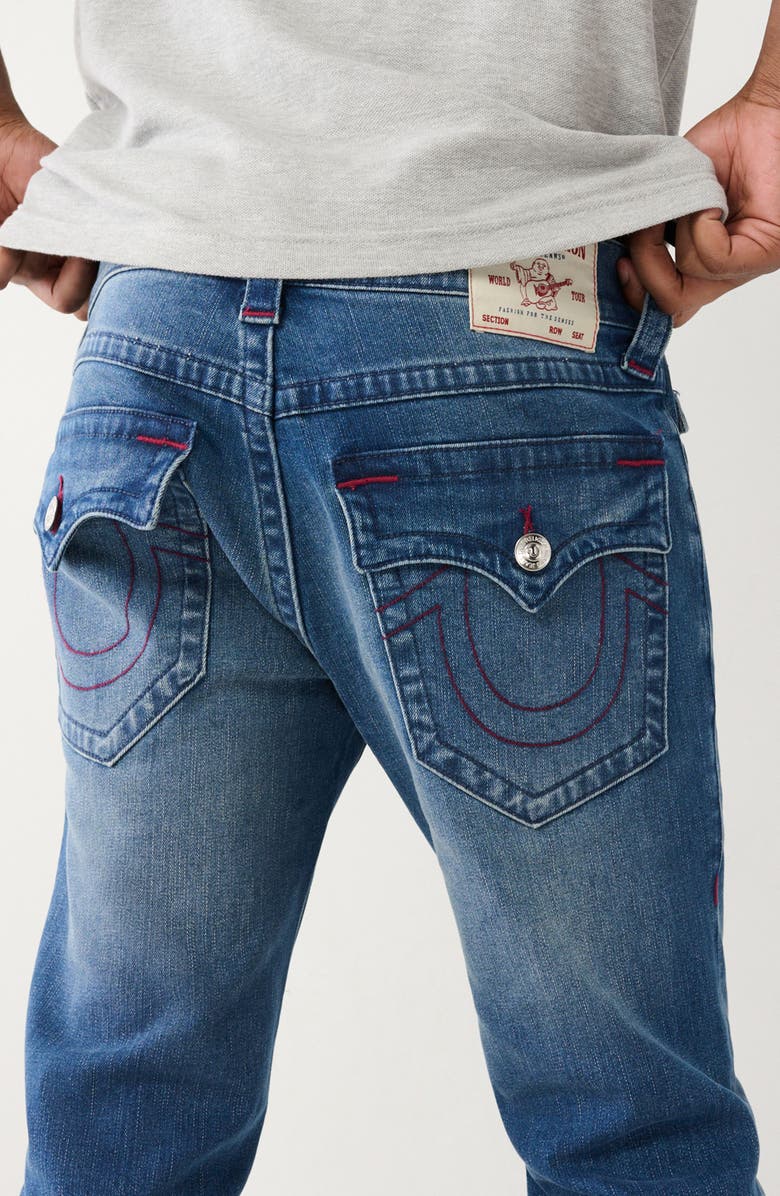 True Religion Brand Jeans Rocco Snap Flap Skinny Leg Jeans, Alternate, color,
