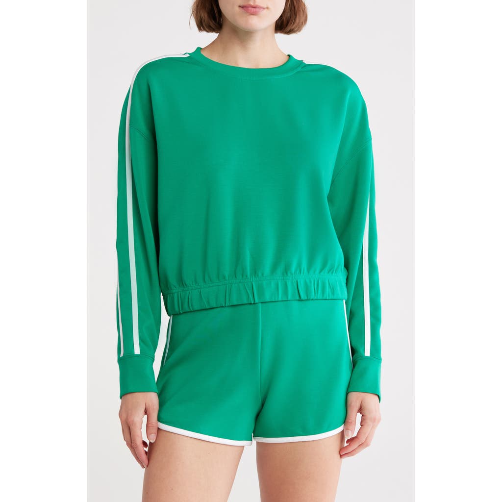 Rdi Soft Knit Crewneck Pullover In Green