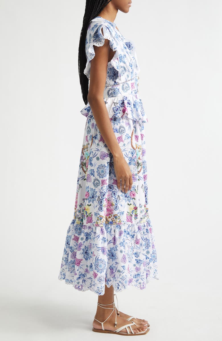 Camilla All About That Lace Organic Cotton Midi Dress, Alternate, color, All About That Lace