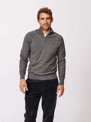 Aubin Bonby Zip Neck Sweater
