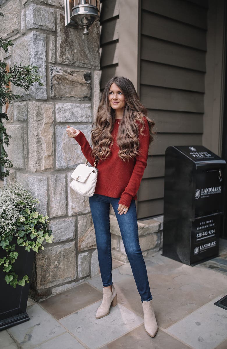 Liverpool Los Angeles Raglan Sleeve Sweater, Alternate, color, 