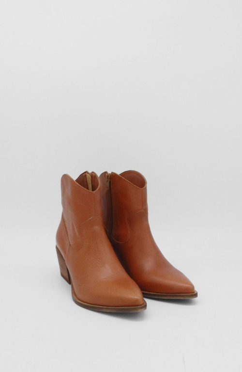 Stivali New York Penelope Western Cowboy Convertible Boots In Tan
