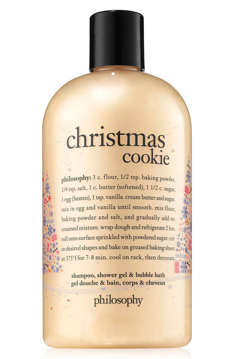 philosophy christmas cookie shampoo, shower gel & bubble bath, Main, color, 