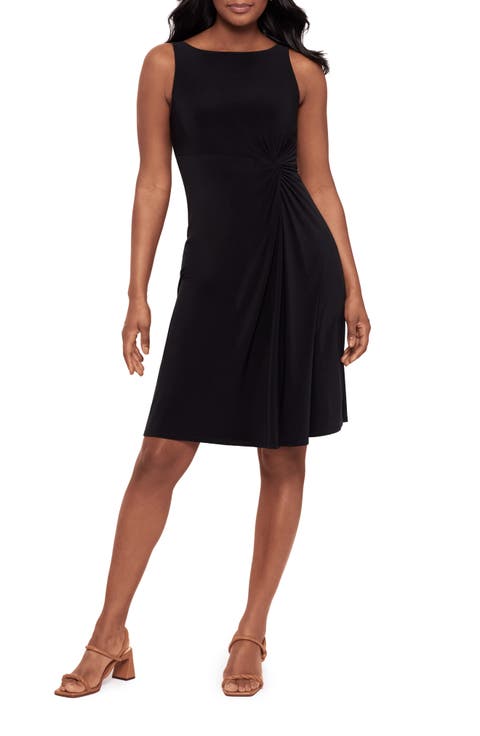 Remi Side Gathered Stretch Jersey Dress