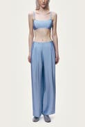 Nocturne Wide Leg Pleat Front Trousers
