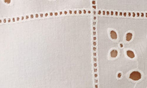 Bella Dahl Embroidered Eyelet Button-up Shirt In Multi