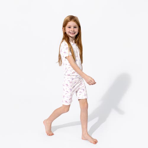 Bellabu Bear Baby Girl's & Little Girl's Unicorn T-shirt & Shorts Set In Unicorn