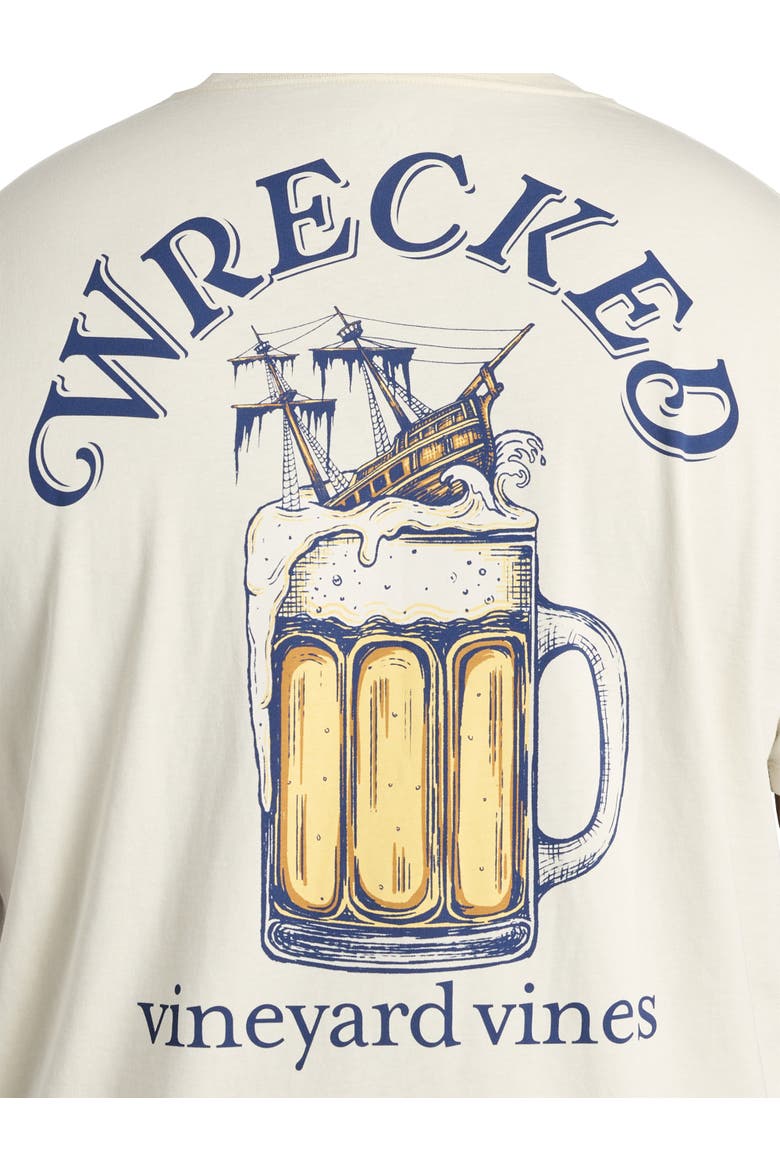 Big & Tall Wrecked Graphic Tee, Alternate, color, STONE