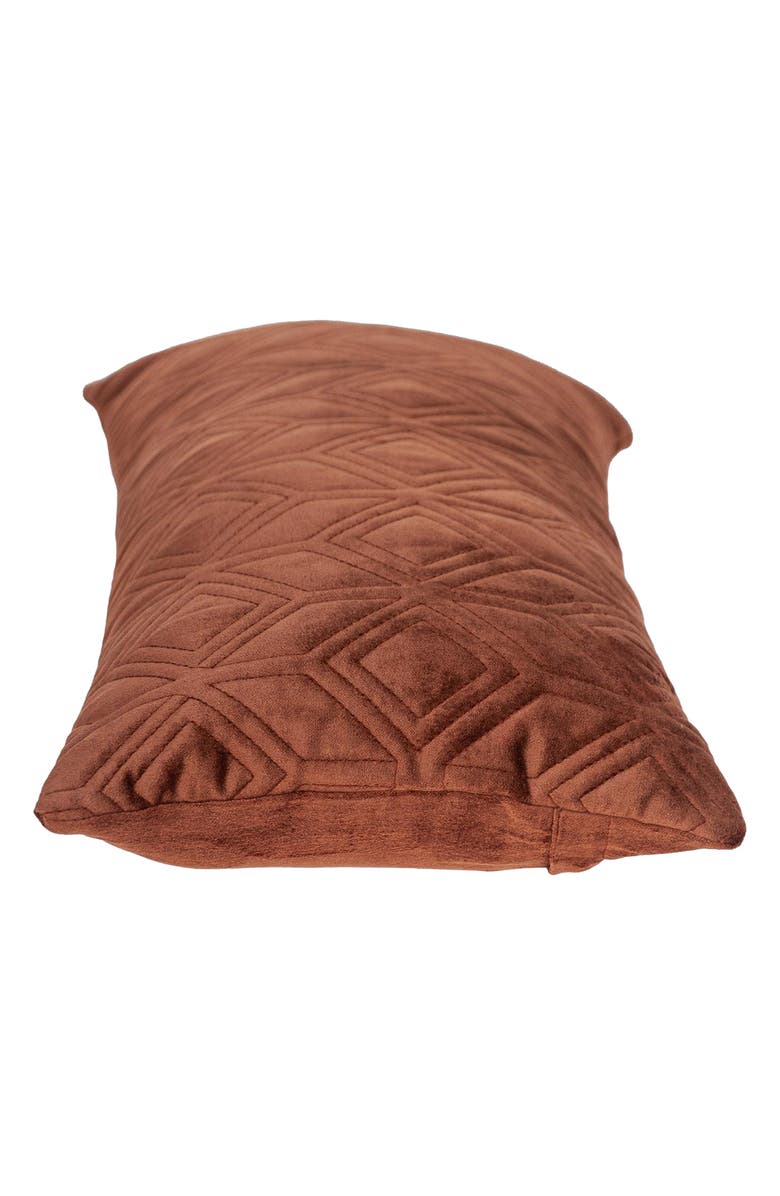 PARKLAND COLLECTION Aleta Throw Pillow, Alternate, color, Burnt Orange