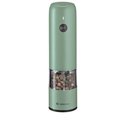 Koln Rechargeable Salt or Pepper Mill, 5.5" H x 1.5", Chrome