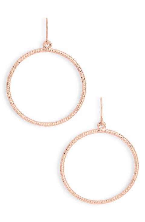 Twisted Hoop Earrings