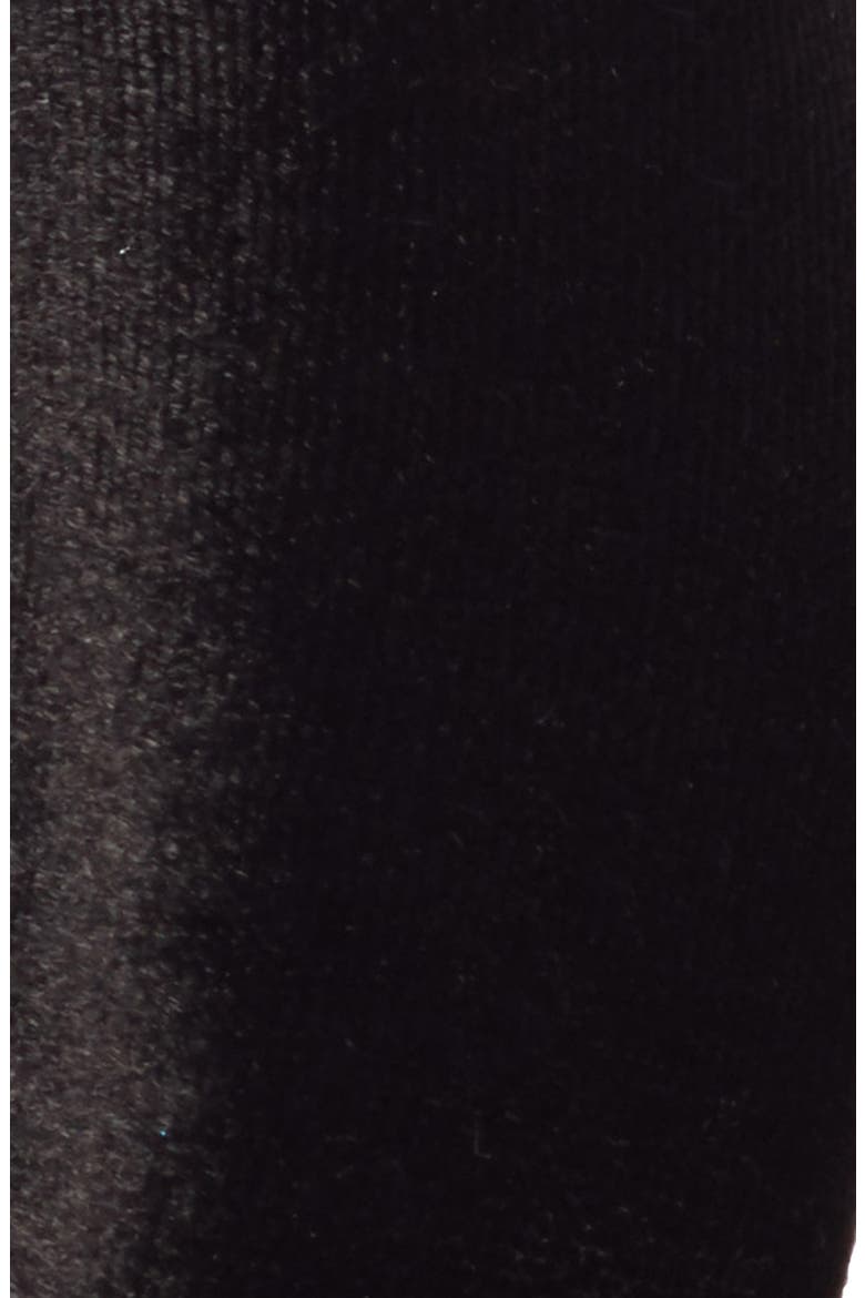 Padded Velvet Headband, Alternate, color, BLACK