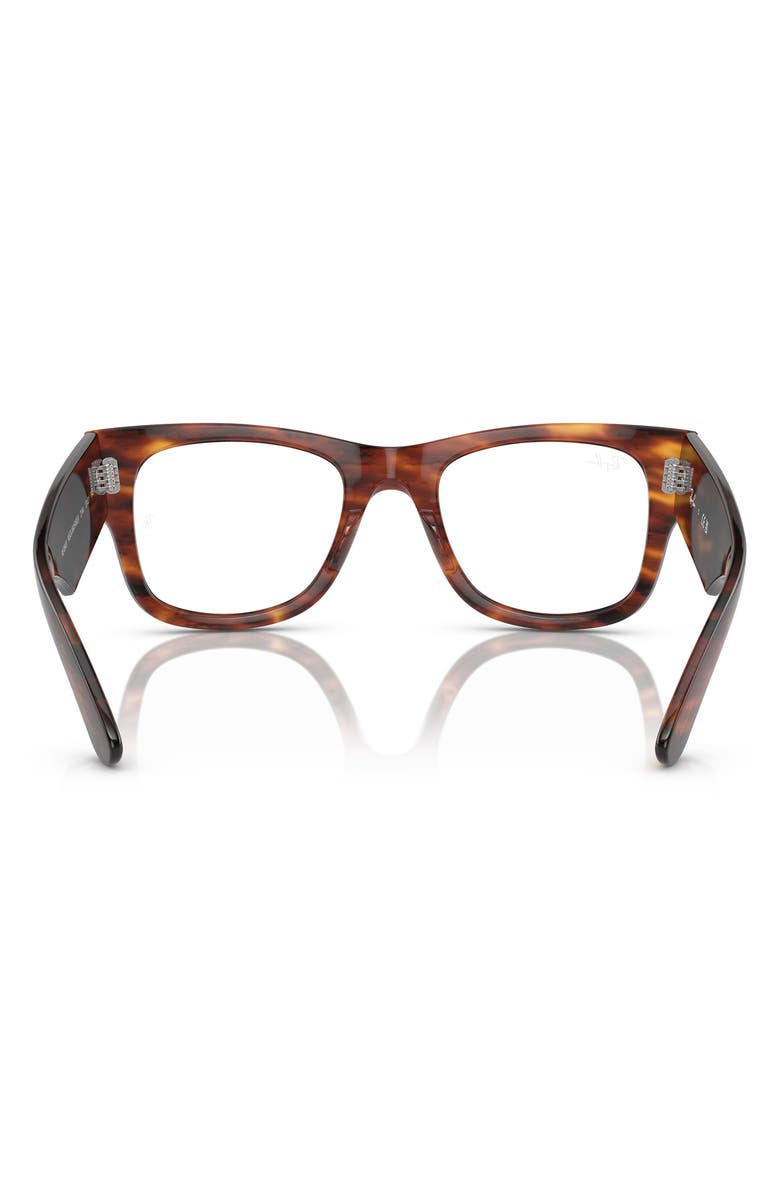 Ray-Ban 51MM SQUARE MEGA WAYFARER, Alternate, color, Striped Hava