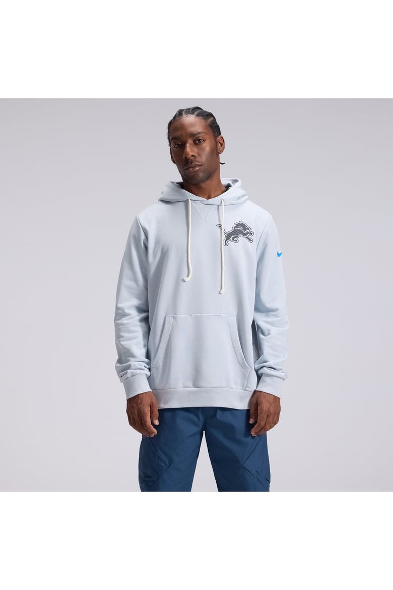 Men's Nike  Silver Detroit Lions 2026 Rivalries Collection Standard Issue Sideline Pullover Hoodie, Main, color, Silver
