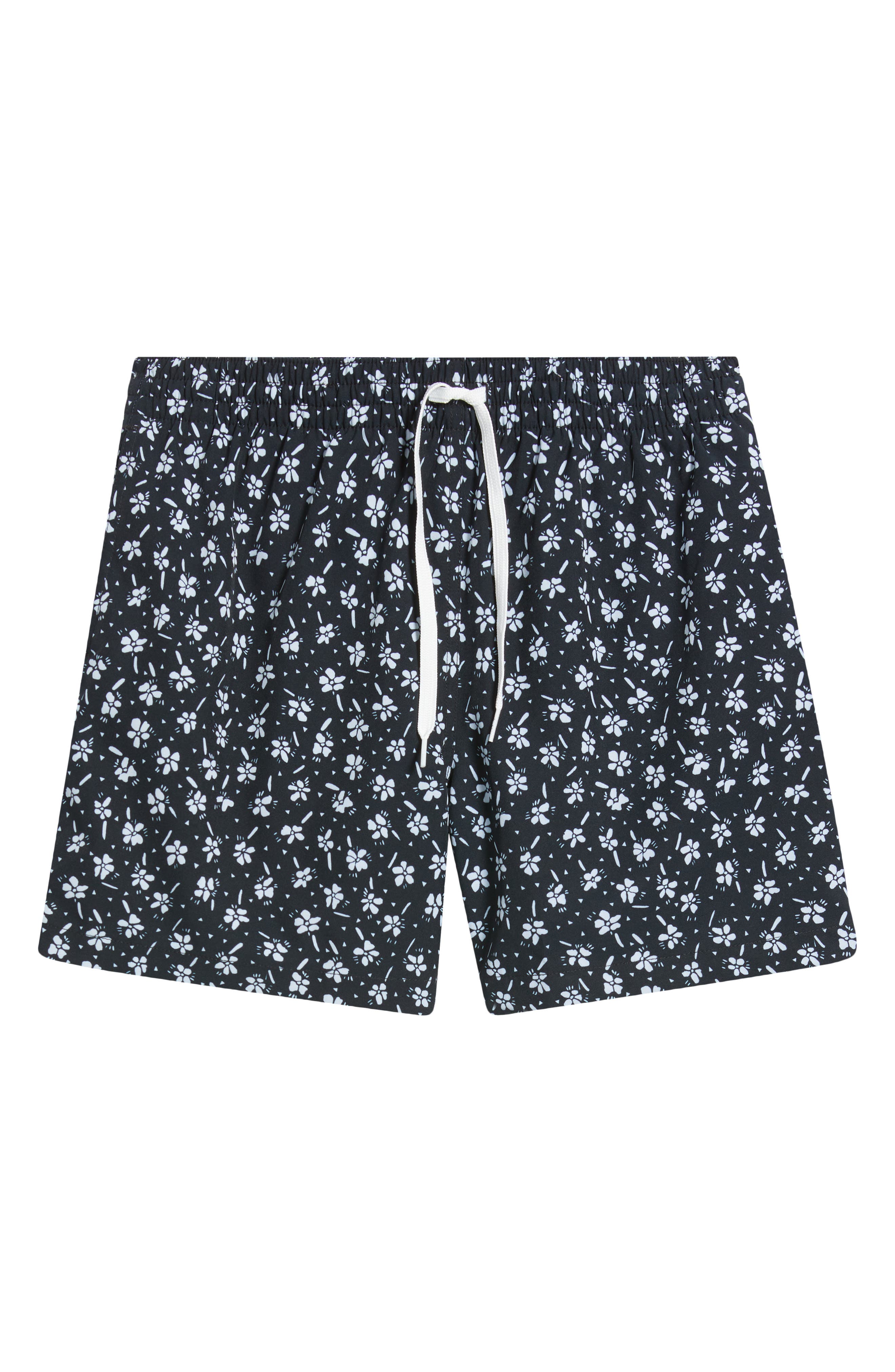 The Daisy Dives 5.5-Inch Floral Swim Trunks