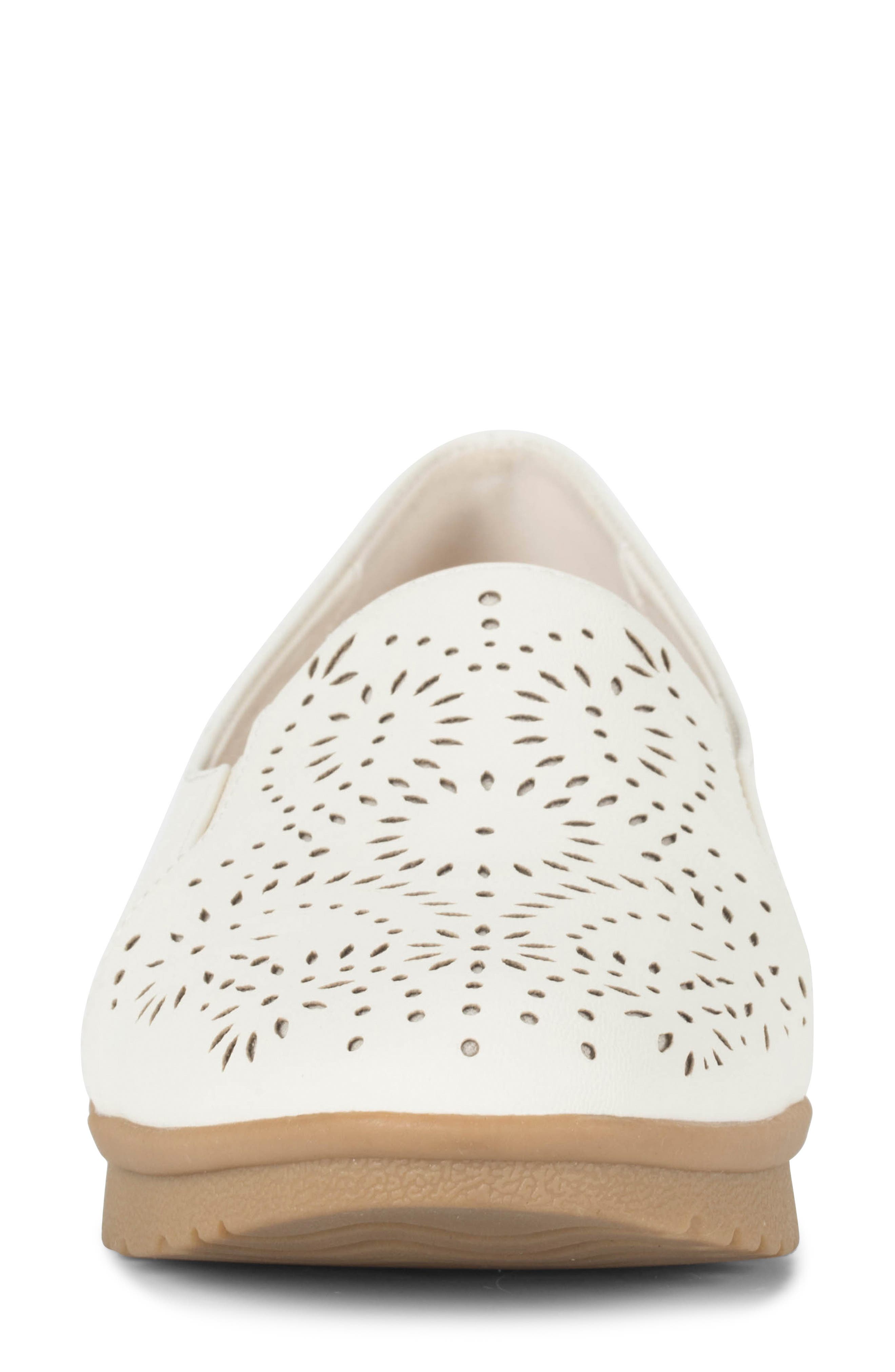 BARETRAPS Amry Laser-Cut Flat, Alternate, color, Cream