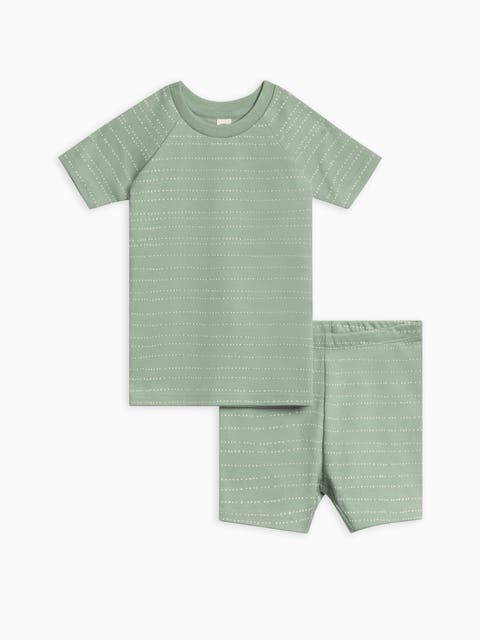 Organic 2-Piece Short Sleeve Jammie Set (Toddler & Little Kids)