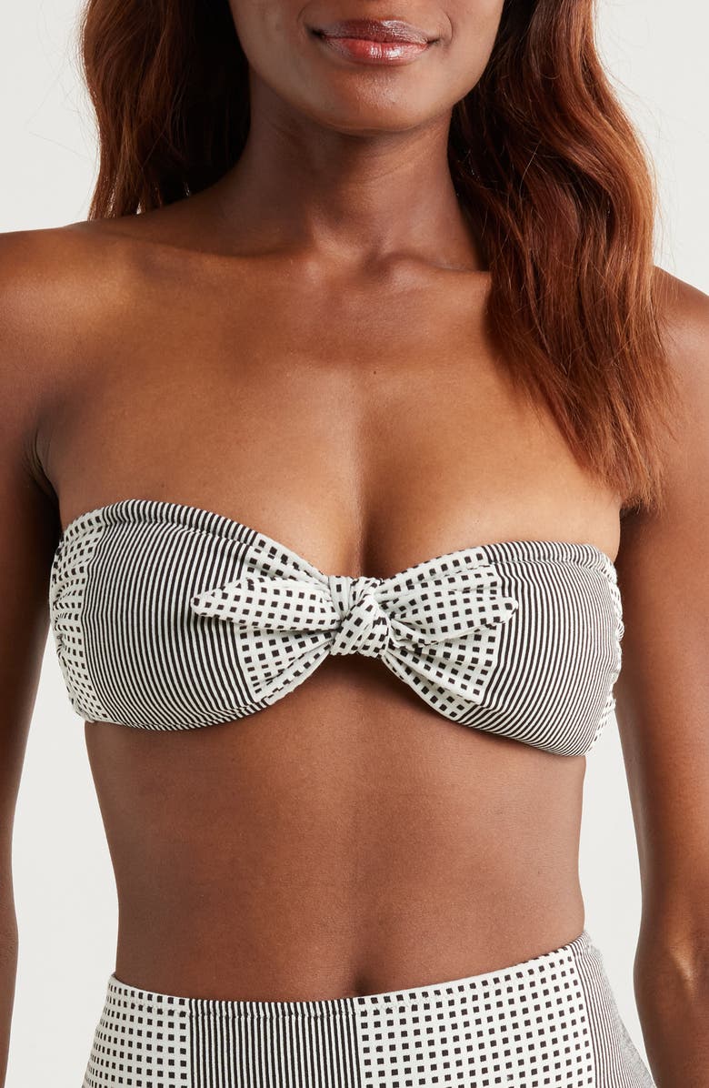 lemlem Ava Bandeau Bikini Top, Main, color, Semira Vanilla
