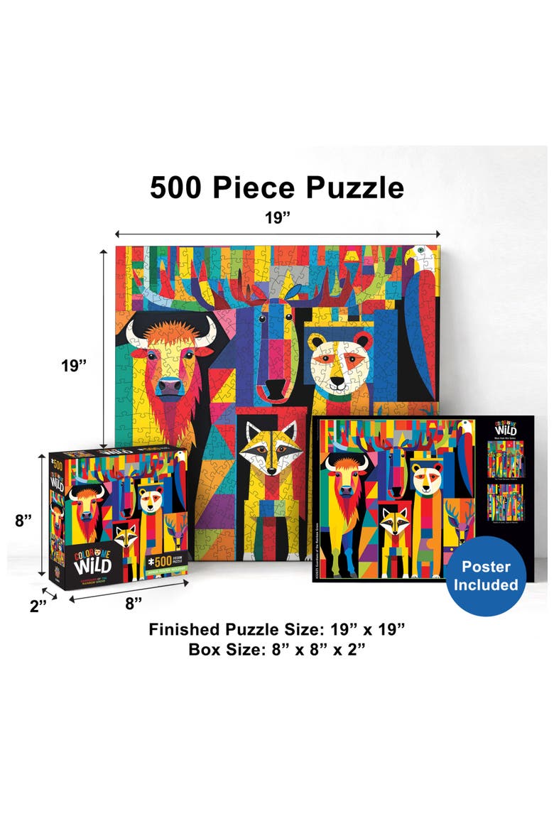 Guardians of the Grove 500 Piece Puzzle, Alternate, color, Multicolor