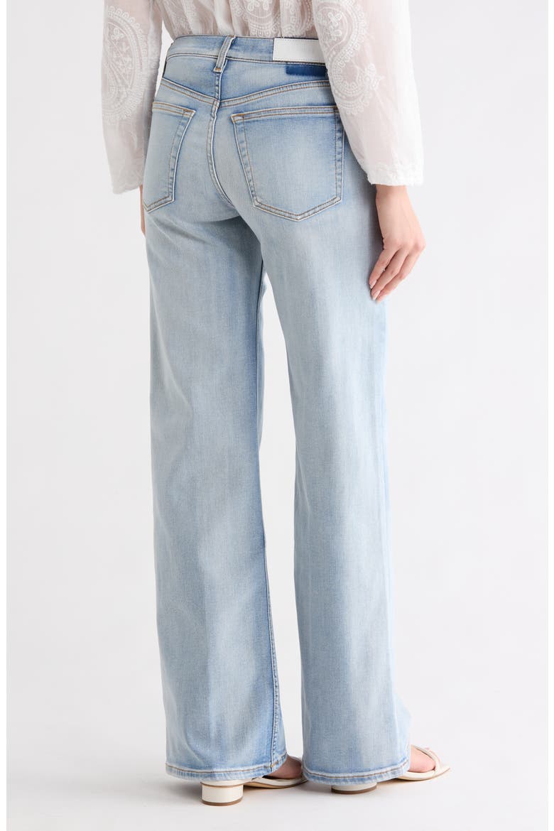 Comfort Stretch Mid Rise Wide Leg Jeans, Alternate, color, MID90S