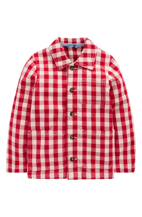 Kids' Gingham Canvas Chore Jacket (Toddler, Little Kid & Big Kid)