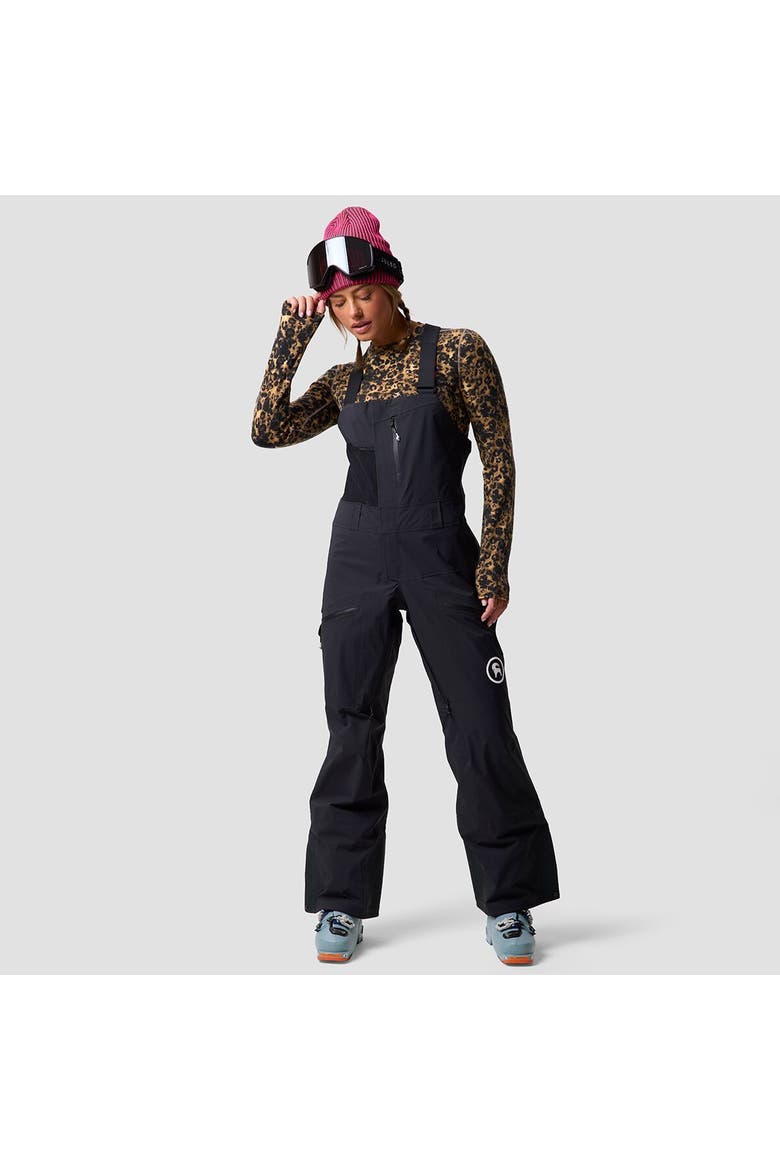 Cottonwoods Lt Xpore 3L Bibs - Women's, Main, color, Black