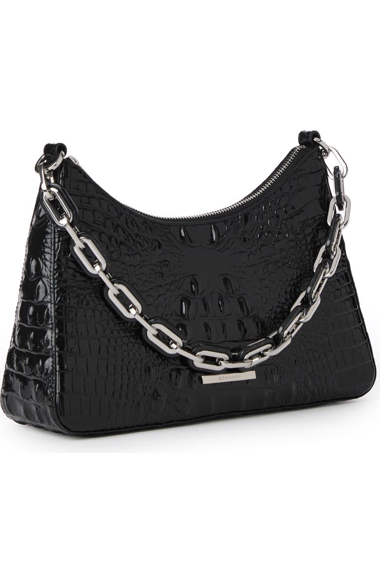 Brahmin Mod Esme Croc Embossed Leather Shoulder Bag, Alternate, color,